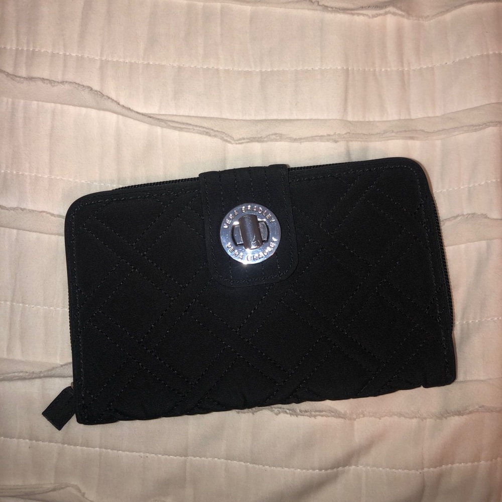 Black Quilted Vera Bradley Wallet